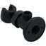 Adjustable Wall Mount Elbow (Matte Black), U4985-BL-PK