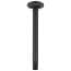 10" Shower Arm and Flange Ceiling Mount (Matte Black), U4999-BL