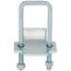 13/16" Electro-Galvanized Channel to Beam Clamp (4-13/16")