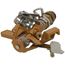 1/2" MPT Adjustable Impulse Sprinkler w/ Precision Arm, Carded (Brass)