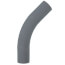 2-1/2" 45-Degree Schedule 40 PVC Elbow