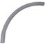 3" 90-Degree Schedule 40 PVC Elbow, 36" Radius