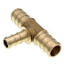 1/2" PEX x 1/2" PEX x 3/8" PEX Brass Tee (Lead Free)
