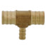 3/4" PEX x 3/4" PEX x 3/8" PEX Brass Tee (Lead Free)