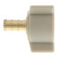 3/8" PEX Crimp x 1/2" NPSM Brass Swivel Adapter (Lead Free)