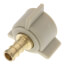 3/8" PEX Crimp x 1/2" NPSM Brass Swivel Adapter (Lead Free)