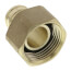 3/4" PEX Crimp x 3/4" NPSM Brass Swivel Adapter (Lead Free)