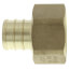 3/4" PEX Crimp x 3/4" NPSM Brass Swivel Adapter (Lead Free)