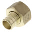 3/4" PEX Crimp x 3/4" NPSM Brass Swivel Adapter (Lead Free)