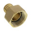 1" PEX Crimp x 1" NPSM Swivel Adapter (Lead Free)