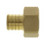 1" PEX Crimp x 1" NPSM Swivel Adapter (Lead Free)