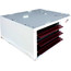 UDAS-175 Direct Vented Separated Combustion Gas Fired Unit Heater w/ Horizontal Roof Vent Kit  - 175,000 BTU