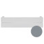 10 ft UF-2 Baseboard Radiator (Runtal Steel - Dark Grey)