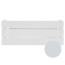 14 ft UF-3 Baseboard Radiator (Glacier Grey)