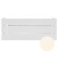 5 ft UF-3 Baseboard Radiator (Cream White)