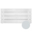 10 ft UF-4 Baseboard Radiator (Glacier Grey)