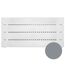 3.5 ft UF-4 Baseboard Radiator (Runtal Steel - Dark Grey)