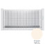 6 ft UF-4 Baseboard Radiator (Cream White)