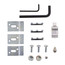 Mounting Equipment for 62" to 138" Runtal Baseboards