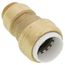 1/2" CTS x 1/2" PVC SharkBite Transition Coupling, UIP4008A