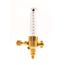 1/4" Female Flare x Male Flare Nitrogen Flow Indicator, UNF3
