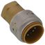 3/4" x 1/2" SharkBite Max FNPT Bullnose Adapter, UR092A