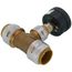 3/4" Pressure Gauge Assembly with SharkBite Max Tee