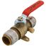 3/4" SharkBite Max Ball Valve with Drain and Mounting Bracket, Quarter-Turn (Lead Free)