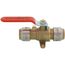 3/4" SharkBite Max Ball Valve with Drain and Mounting Bracket, Quarter-Turn (Lead Free)