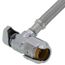 1/2" Angle Stop X 1/2" ClickSeal NPSM Faucet Connector, 20" Length