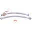 Max Brass Push Water Heater Connection Kit w/ (2) 3/4" x 3/4" FIP, 18" Stainless Steel Corrugated SharkBite Max Water Heater Connectors & (1) Ball Valve