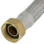 1/2" SharkBite Max X 3/4" FIP Stainless Steel Braided SharkBite Max Water Heater Connector, Lead Free (24" Length)