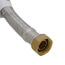 3/4" Sharkbite Max Ball Valve x 3/4" FIP Stainless Steel Braided Water Heater Connector, Lead Free (18" Length)