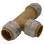 3/4" x 3/4" x 3/4" SharkBite Max Slip Tee (Lead Free), UR3370A