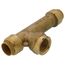 1/2" SB x 1/2" SB x 1/2" FNPT Female Center SharkBite Slip Tee (Lead Free), UR3482A