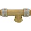 3/4" x 3/4" x 3/4" SharkBite Max FNPT Slip Tee (Lead Free)