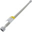 3/4" SBM Flex Connector x 1" FIP Corrugated Water Softener Hose, (24" Length) Stainless Steel