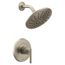 Gibson Brushed Nickel Posi-temp Eco-performance 8" Diameter Shower Trim, 1.75 Gpm