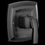 Voss Matte Black M-CORE 3-Series Valve Only Trim, UT3691BL