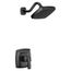 Voss Matte Black M-CORE 2 Series Shower Only, 1.75 gpm, UT3692EPBL