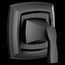 Voss Matte Black M-CORE Transfer Vertical Spa Trim, UT4611BL