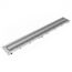 48" Complete Universal Infinity Drain Kit w/ PVC Channel & Tile Insert Grate (Satin Stainless)