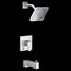 90 Degree Chrome M-CORE 2-Series Tub/Shower, 1.75, UTS2713EP