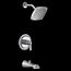 Flara Chrome M-CORE 2-Series Tub/Shower, 1.75, UTS2913EP