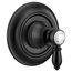 Weymouth Matte Black M-CORE Transfer Valve Trim, UTS32205BL