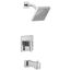 90 Degree Chrome M-CORE 3-Series Tub/Shower, 2.5 gpm