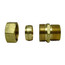 3/4" NPT x 3/4" Tube Compression Fitting Connectors, UV10374
