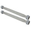 3/4" Female NPT x 3/4" Female NPT Flexible Water Connector, Stainless Steel (12" Long)