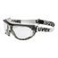 Carbonvision Anti-Fog Safety Goggles, Gray Polycarbonate Lenses, Indirect Vent, Black/Gray Frame