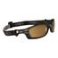 Hypershock Anti-Fog Safety Glasses, Polycarbonate, Gray Lenses, Full-Framed, UV Protection, Black Frame, Dual